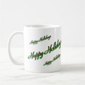 Happy Holidays Tasse (Links)