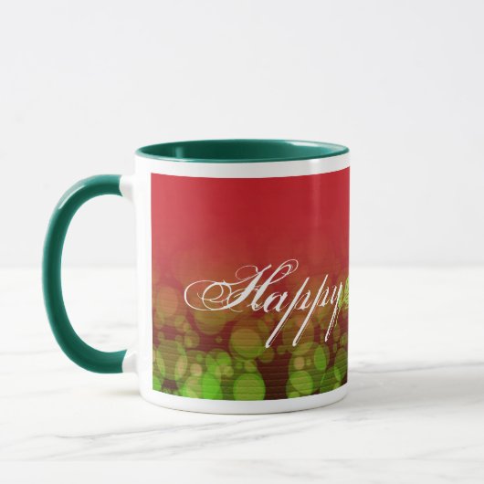 Happy Holidays Tasse (Links)