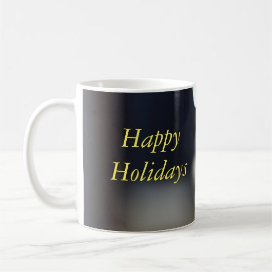 Happy Holidays Tasse. Kaffeetasse (Links)