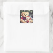 Happy Holidays Teddy Bären Sticker (Tasche)