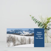 Happy Holidays Template Card Feiertagskarte (Stehend Vorderseite)