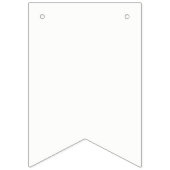 Happy Holidays Text Typografie Elegant Gold Weiß Wimpelkette (Erste Fahne)