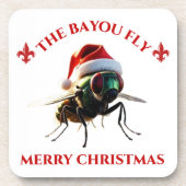 Happy Holidays The Bayou Fly Getränkeuntersetzer (Vorderseite)