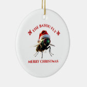 Happy Holidays The Bayou Fly Keramik Ornament (Rechts)