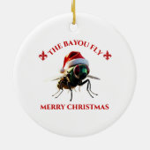 Happy Holidays The Bayou Fly Keramik Ornament (Hinten)