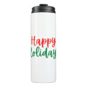 Happy Holidays Thermosbecher (Vorderseite)