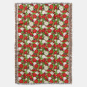 Happy Holidays Throw Decke (Vorderseite Vertikal)