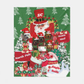 Happy Holidays Throw Fleece (Vorderseite)