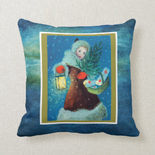 Happy Holidays Throw Kissen
