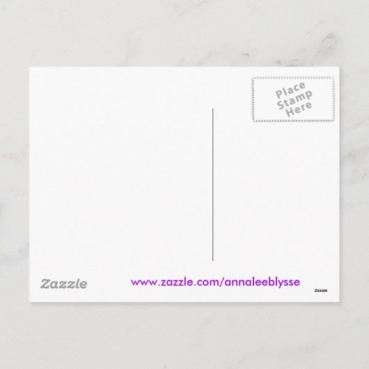 Happy Holidays Tree Lights Postkarte (Rückseite)