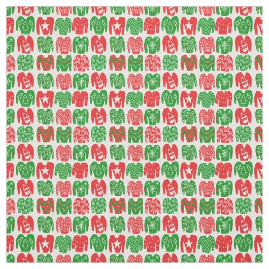 Happy Holidays Ugly Christmas Sweater Muster Stoff (Muster)