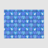 Happy Holidays Ugly Hannukah Sweater Geschenk Seidenpapier (Vorderseite)