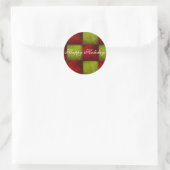 Happy Holidays Umschlag Aufkleber (Tasche)