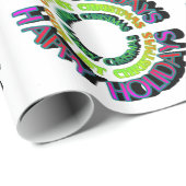 Happy Holidays Unser 1. Weihnachtsgeschenk Geschenkpapier (Rolleneckpunkt)