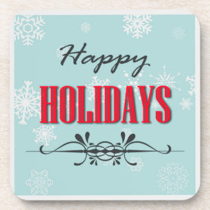 Happy Holidays Untersetzer