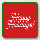 Happy Holidays Untersetzer (Vorderseite)