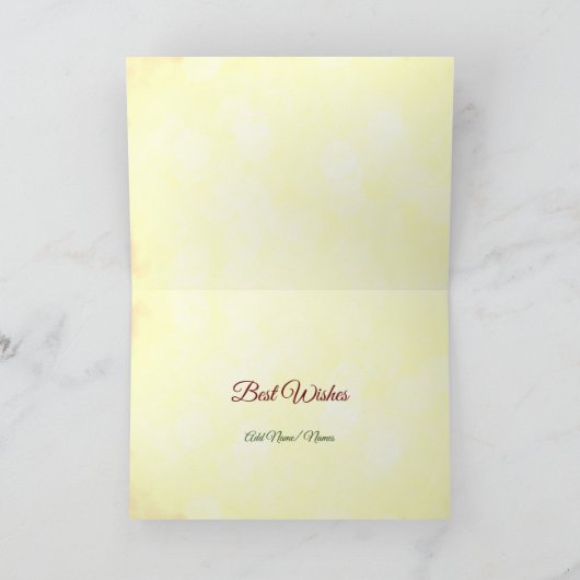 Happy Holidays Vater & Stepama Über die Meilen hin Karte (Innenseite)