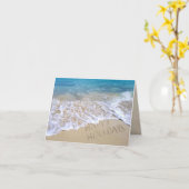 Happy Holidays Vielen Dank für Ihr Geschäft Karte (Gelbe Blume)