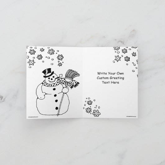 Happy Holidays von Donald Trump Karte (Innenseite)