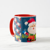 Happy Holidays von Santa Tasse (Vorderseite Links)