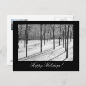 Happy Holidays Vorlage Postkarte (Vorne/Hinten)