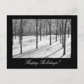 Happy Holidays Vorlage Postkarte (Vorderseite)