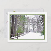 Happy Holidays/Walden Pond: Postkarte (Vorne/Hinten)