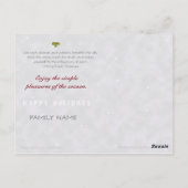 Happy Holidays/Walden Pond: Postkarte (Rückseite)