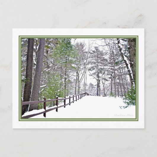 Happy Holidays/Walden Pond: Postkarte (Vorderseite)
