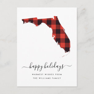 Happy Holidays   Warme Wünsche aus Florida Postkarte