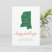 HAPPY HOLIDAYS Warme Wünsche aus Missouri (Stehend Vorderseite)