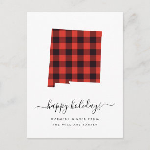 Happy Holidays   Warme Wünsche New Mexico Postkarte