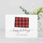 HAPPY HOLIDAYS Warme Wünsche von Colorado (Stehend Vorderseite)