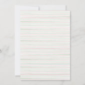 Happy Holidays Wassercolor Niedliches Weihnachtsfe Einladung (Rückseite)