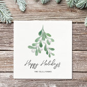 Happy Holidays Wasserfarbenwelt Serviette