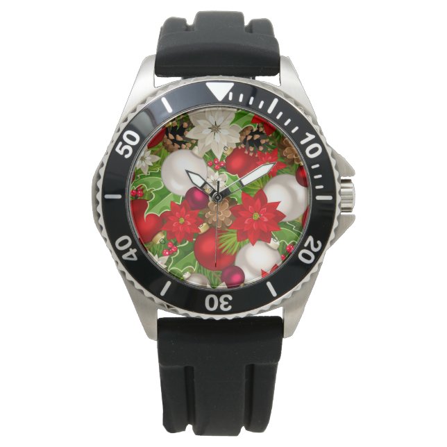 Happy Holidays Watch Armbanduhr (Vorderseite)