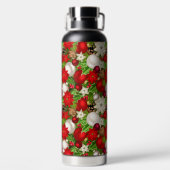 Happy Holidays Water Flasche (Rückseite)