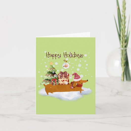 Happy Holidays Weihnachten (Vorderseite)