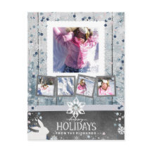 Happy Holidays Weihnachten 5 Foto Collage