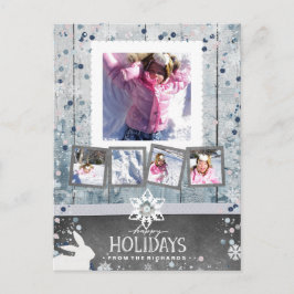 Happy Holidays Weihnachten 5 Foto Collage