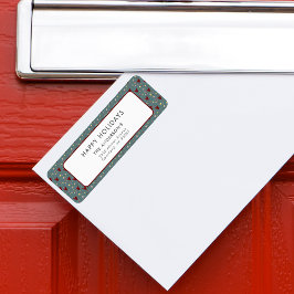 Happy Holidays Weihnachten Farbenfrohe Herzmuster