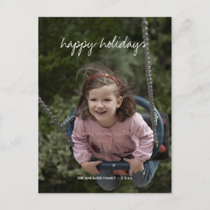 Happy Holidays Weihnachten Foto Holiday Custom Kin