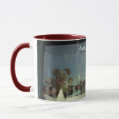 Happy Holidays Weihnachten in der Stadt Tasse (Links)