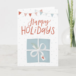 Happy Holidays Weihnachten Karte