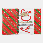 Happy Holidays Weihnachten Küchenhandtücher Geschirrtuch (Horizontal)