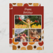 Happy Holidays Weihnachten Moderne Wasserfarbe 3 F (Vorne/Hinten)