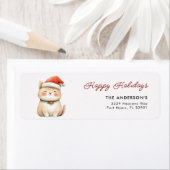 Happy Holidays Weihnachten Niedliche Katze Kitty A (Insitu)