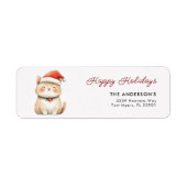 Happy Holidays Weihnachten Niedliche Katze Kitty A (Vorne)