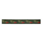 Happy Holidays Weihnachten Satinband (Vorderseite)
