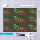 Happy Holidays Weihnachten Seidenpapier (Handwerk)